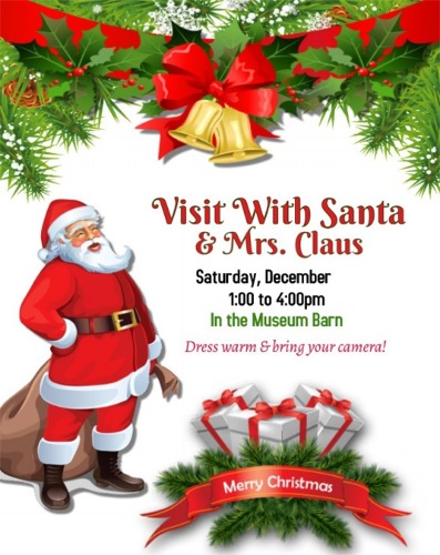 Santa's Visit at the Fox Island Museum